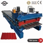 color roof rib type roofing sheet making machine 4
