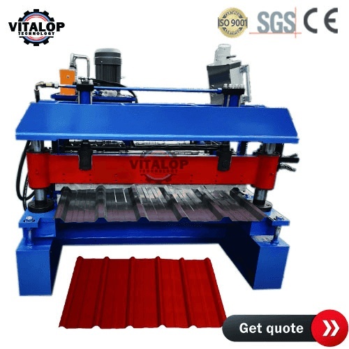 color roof rib type roofing sheet manufacturing machine