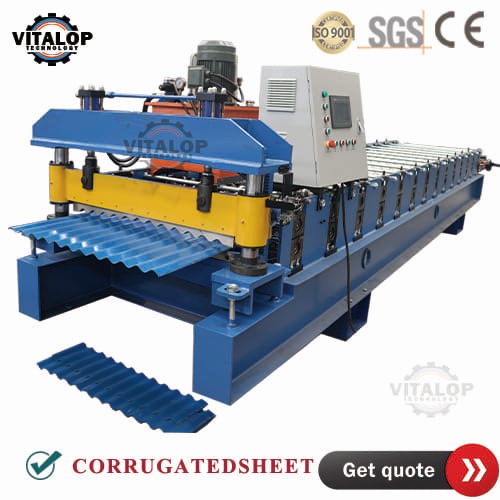 corrugated sheet roll forming machine