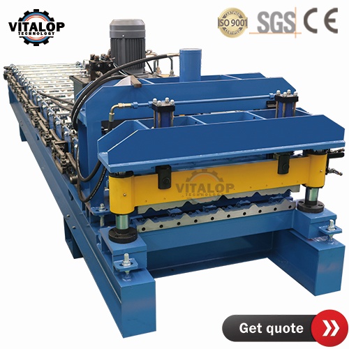 Glazed tile roll forming machine