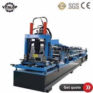 automatic c purlin roll forming machine