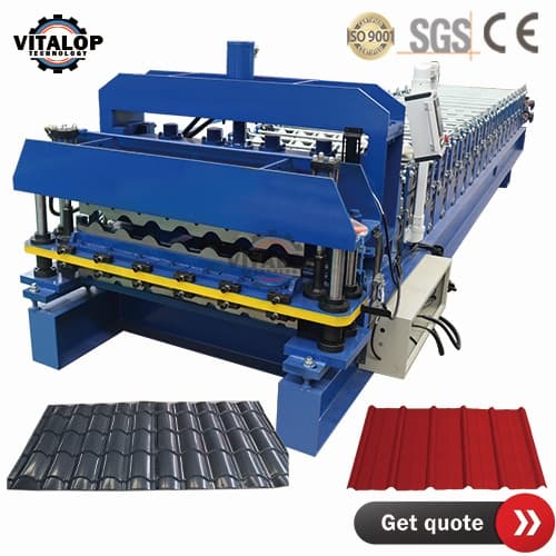 glazed roofing tile roll forming machine