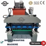 double deck roofing sheet roll forming machine2
