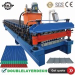 double layer deck roll forming machine