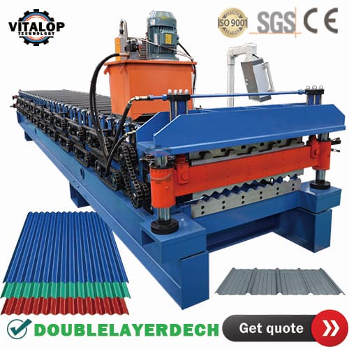 double layer deck roll forming machine