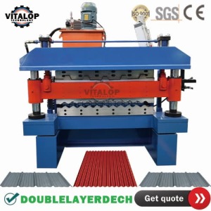 double layer deck roll forming machine
