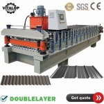 double layer metal roofing panel machine3