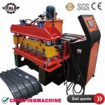 galvanized tile roof crimping machine