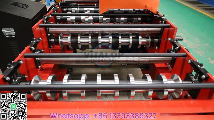 galvanized tile roof crimping machine