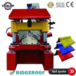 metal roof ridge cap machine
