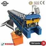 metal roof ridge cap roll forming machine 4