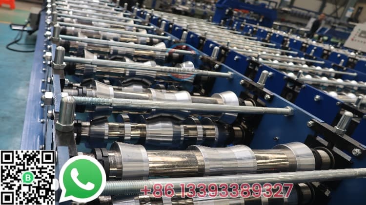 metal roof ridge cap roll forming machine