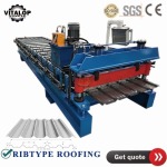 rib type roofing sheet making machine