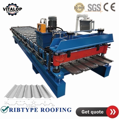 rib type roofing sheet making machine