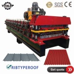 ribtype double layer roll forming machine8