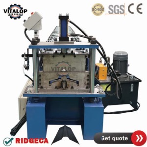 ridge-cap-forming-machine