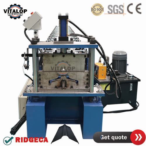 ridge-cap-forming-machine