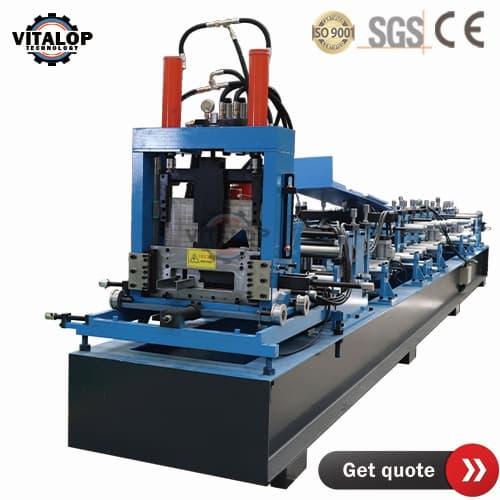 automatic c purlin roll forming machine